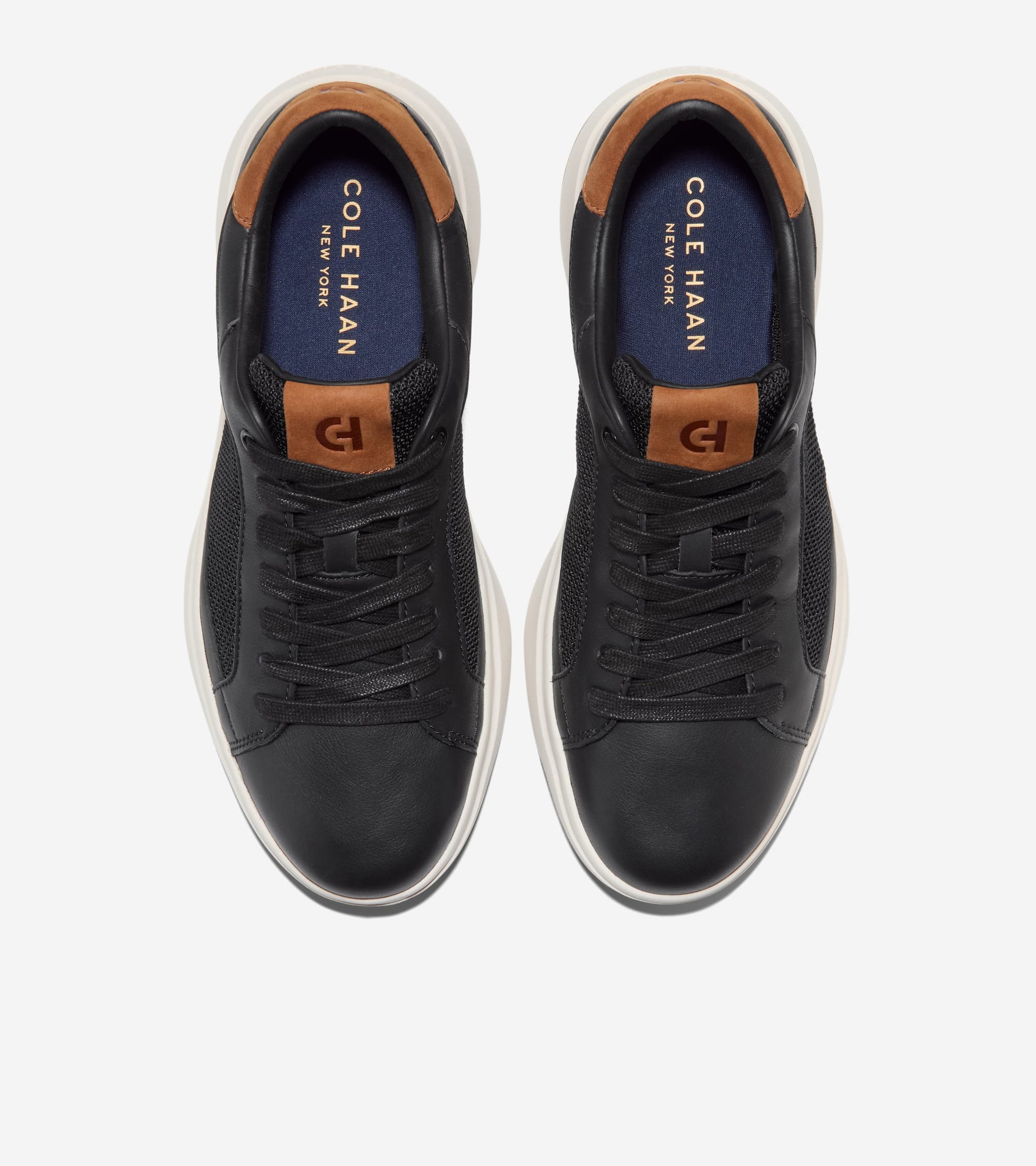 C43524:BLACK / CH NEW CARAMEL NUBUCK / IVORY