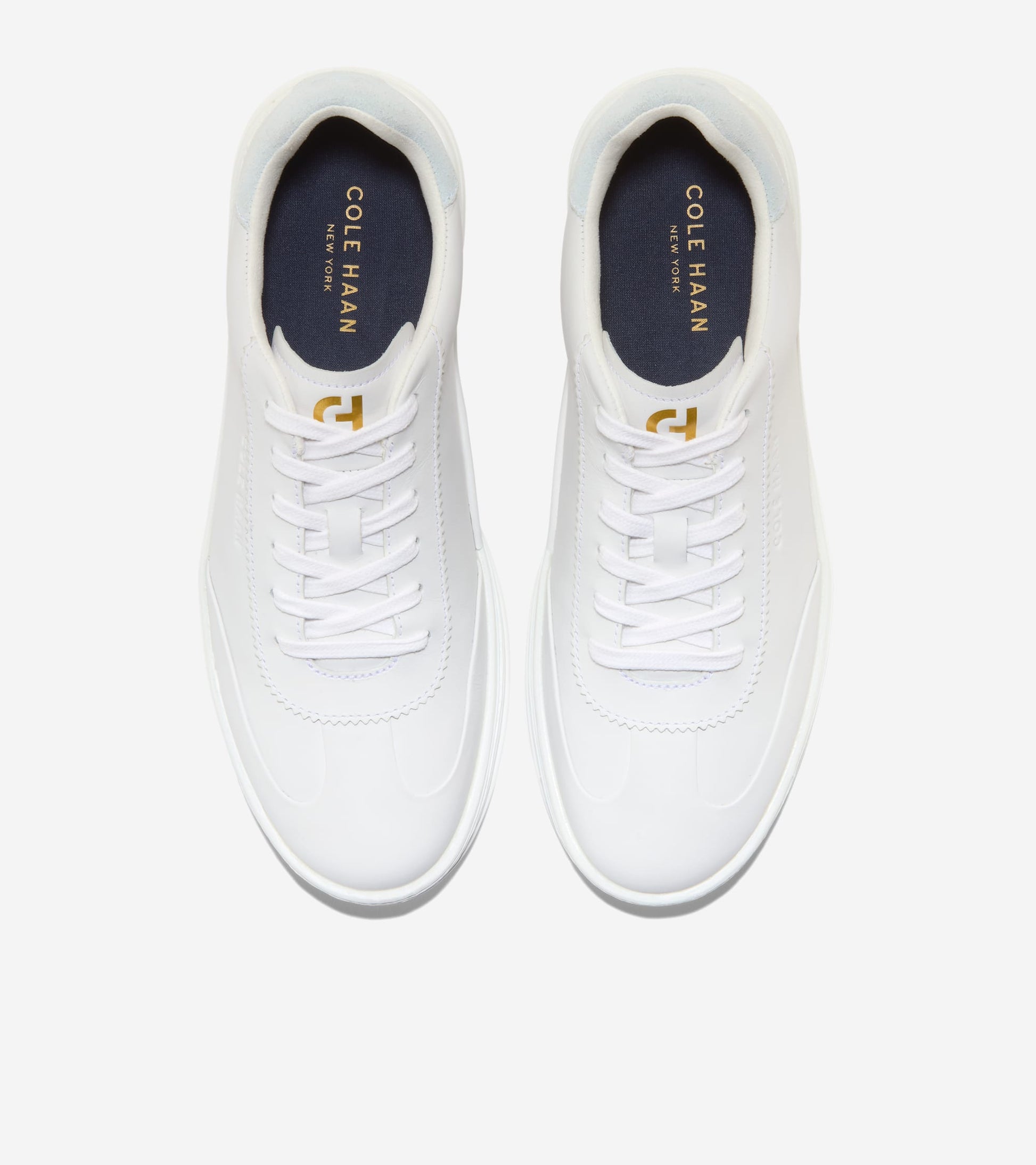 W37840:WHITE / BALLAD BLUE SUEDE