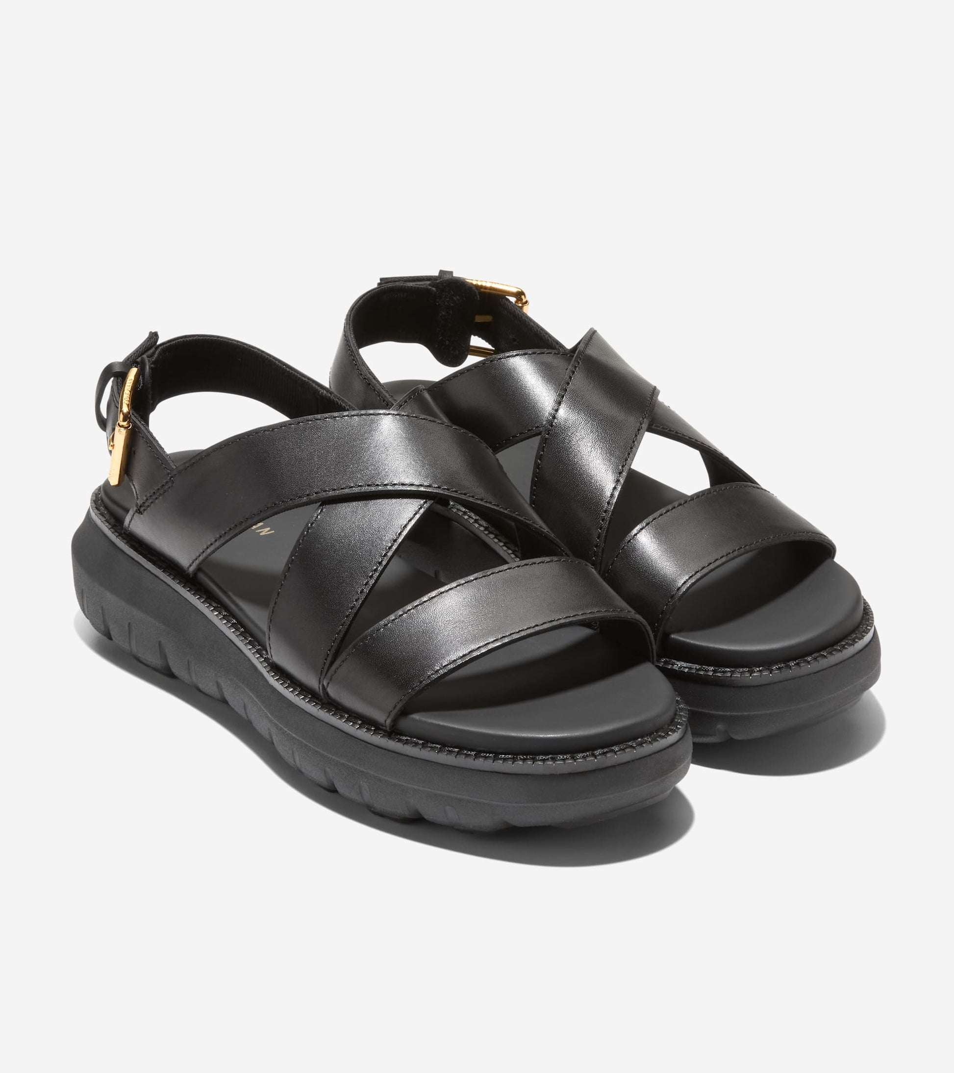 W36547:BLACK LEATHER / BLACK