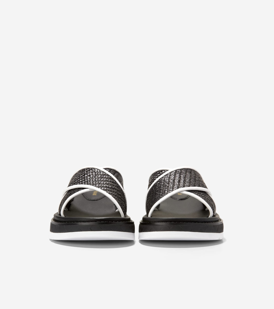 W32997:BLACK RAFFIA/WHITE/BLACK-WHITE