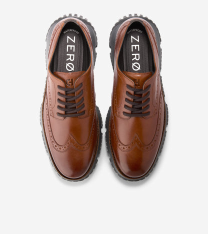 C39543:CH BRITISH TAN / GREY PINSTRIPE / BLACK WP