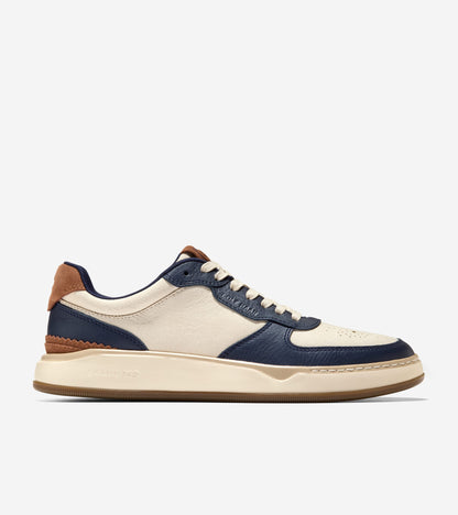 C43475:ANGORA NUBUCK / NAVY BLAZER / IVORY