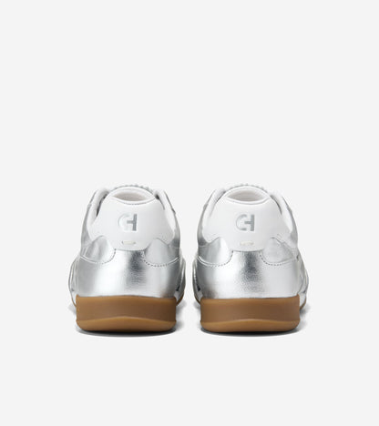W36555:SILVER LTHR / WHITE LTHR