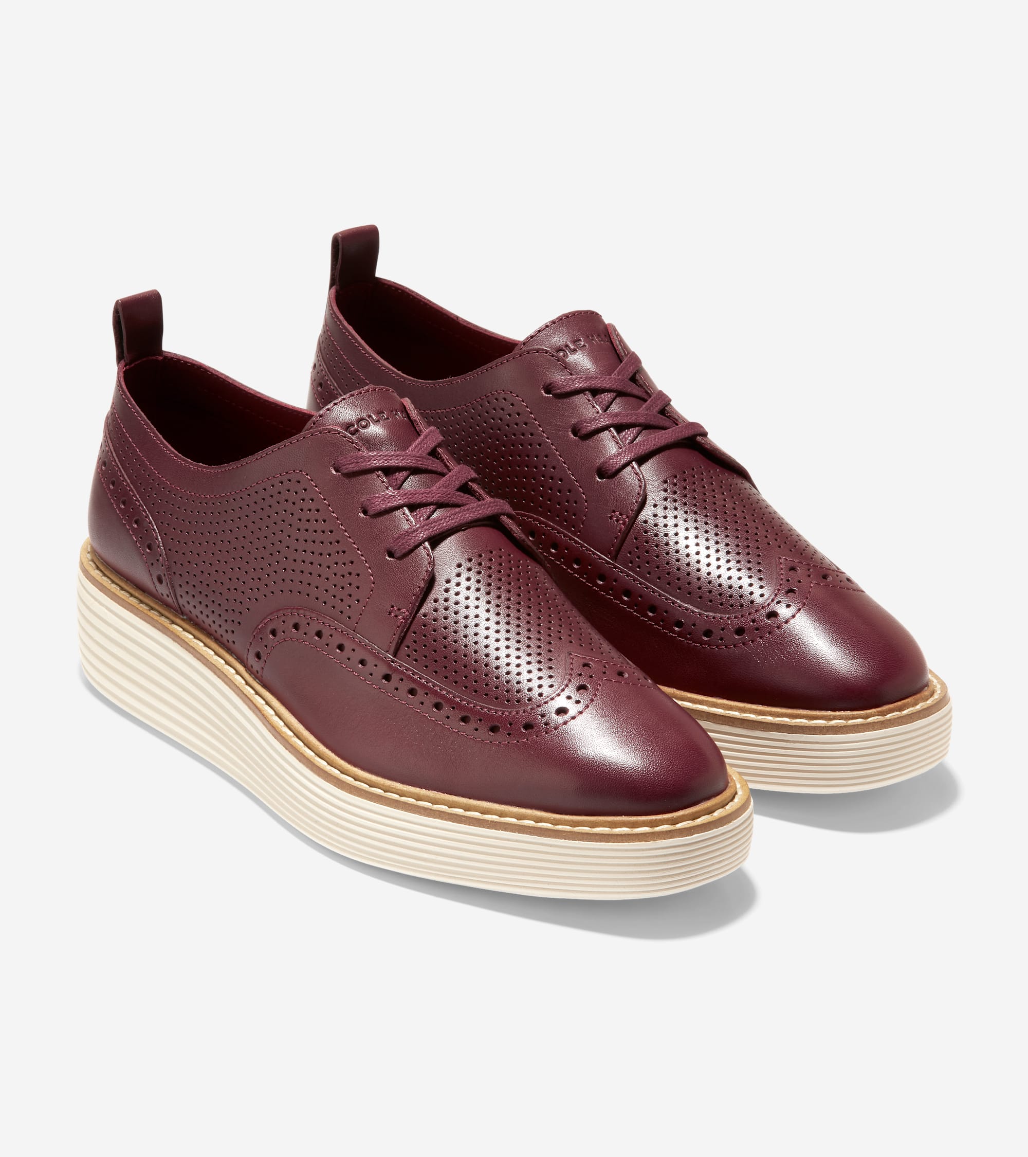 t__pyon Women's ØriginalGrand Platform Wingtip Oxfords – Cole Haan Panama