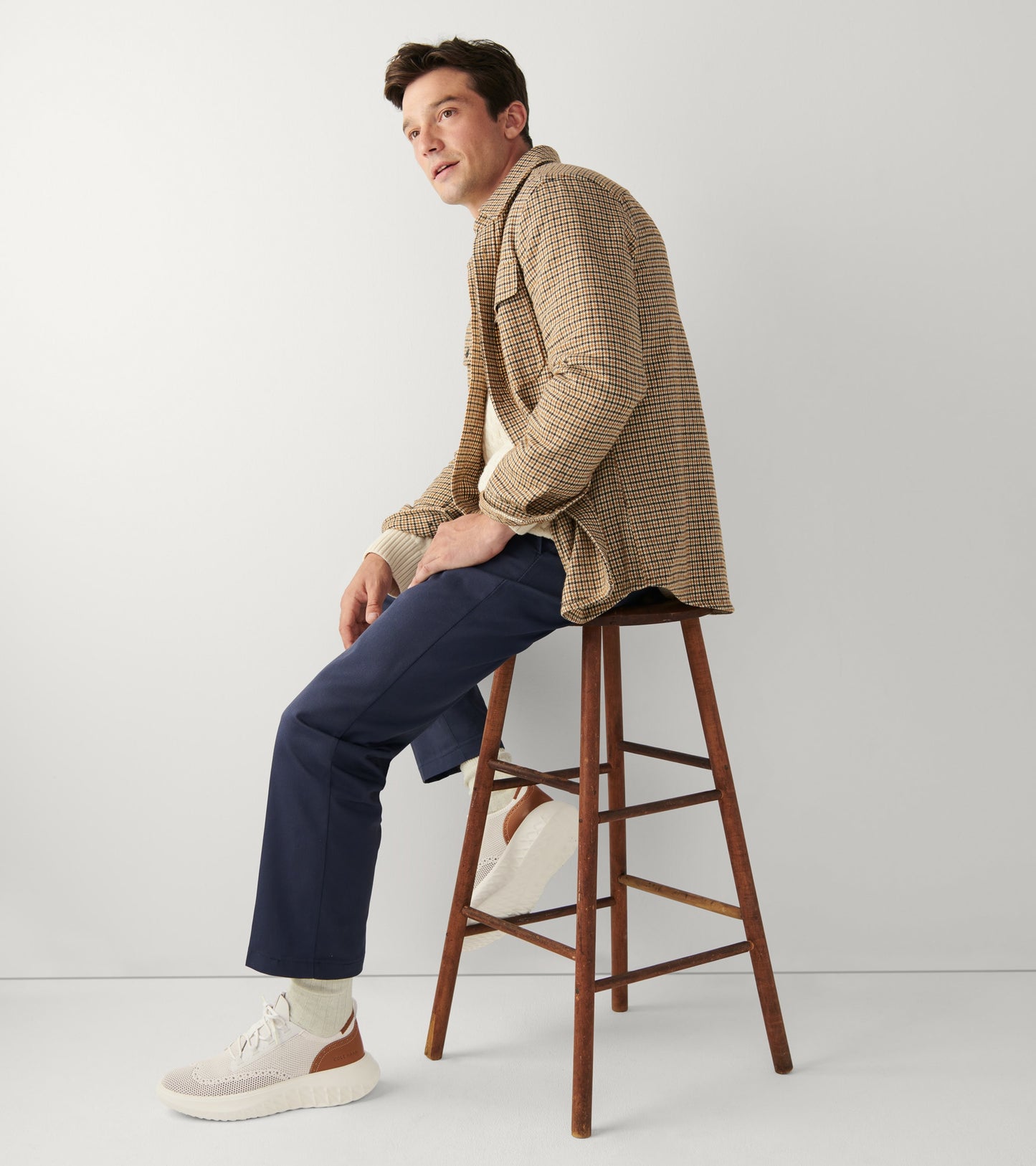 C37576:SILVER BIRCH/DARK SEQUOIA/IVORY