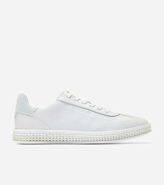 W37840:WHITE / BALLAD BLUE SUEDE