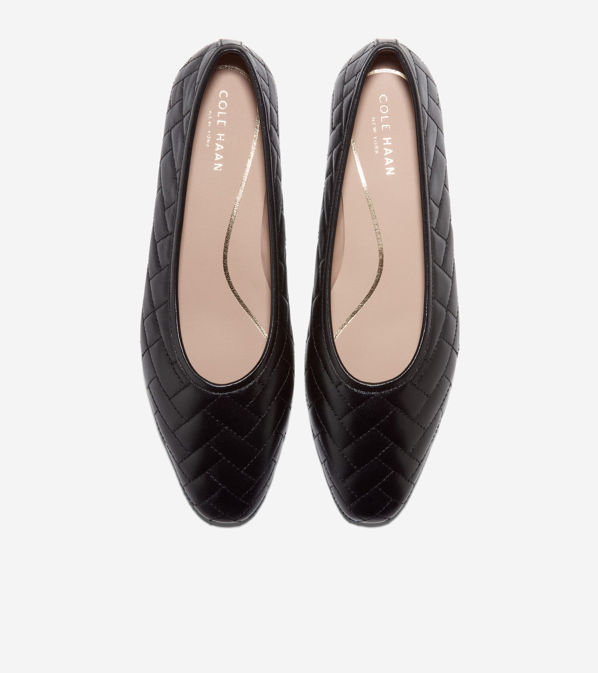 W36637:BLACK QUILTED LEATHER