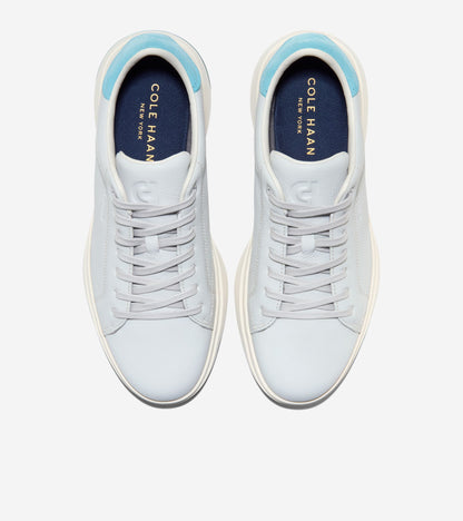 C43552:OYSTER MUSHROOM / MILKY BLUE NUBUCK / IVORY