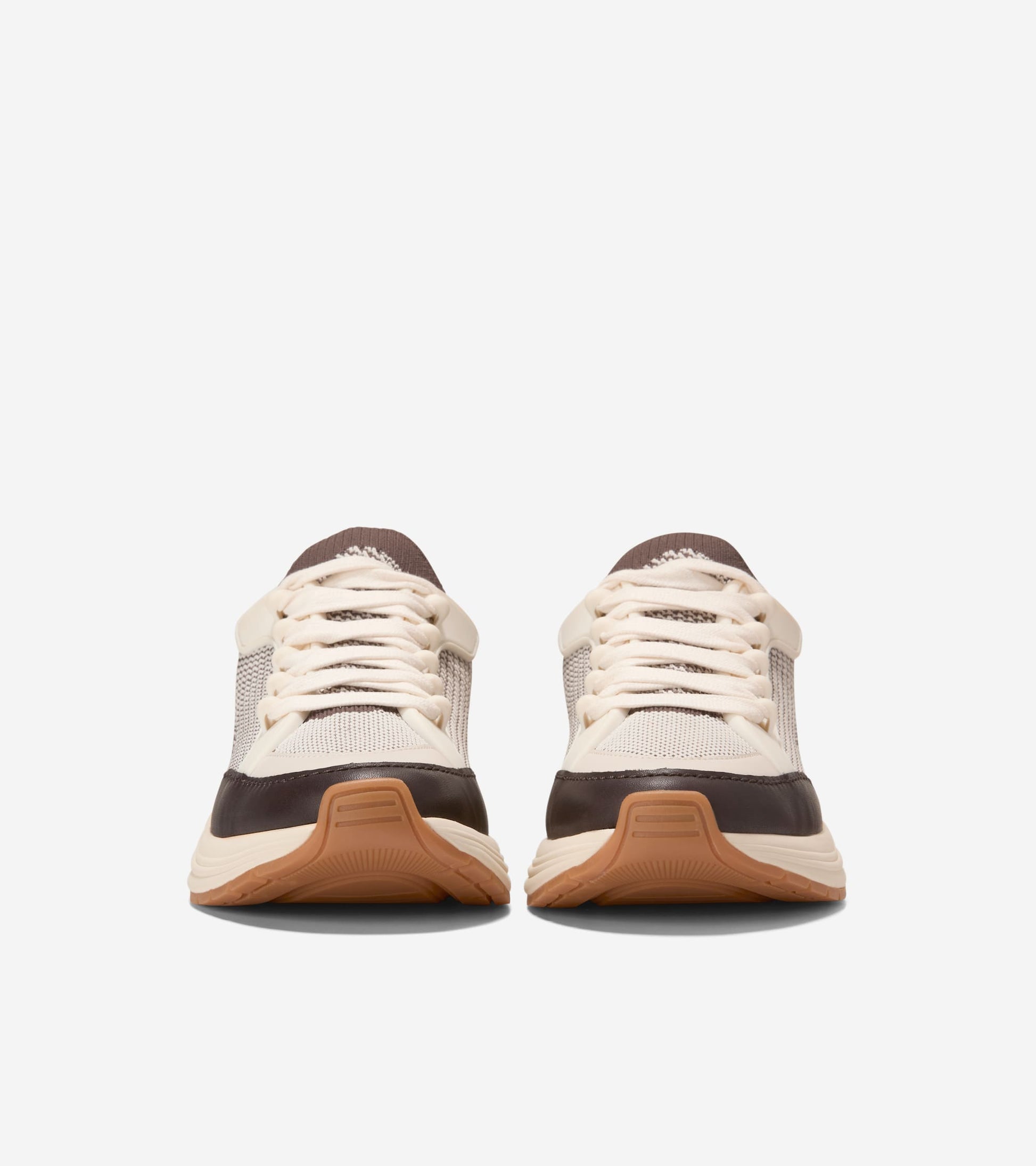 W34630:DK CHOCOLATE & IVORY KNIT/DK CHOCOLATE/IVORY-DK CHOCOLATE