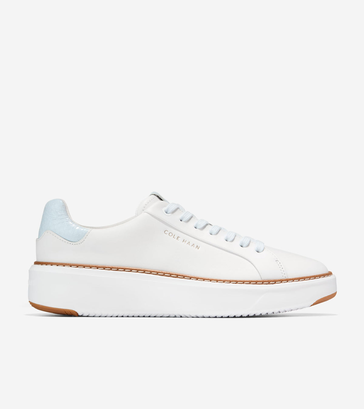 W37809:WHITE LTHR / BALLAD BLUE GLOSSY SNAKE PRINT LTHR