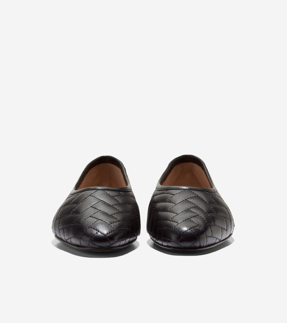W36637:BLACK QUILTED LEATHER
