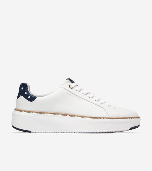 W33830:WHITE LTR/NAVY/WHITE POLKA DOT