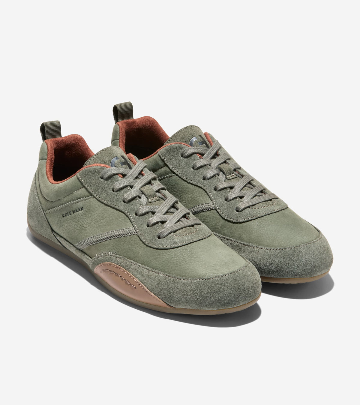 C42763:DUSTY OLIVE SUEDE / CH TUSCAN SAND / CH LIGHT WHISKEY