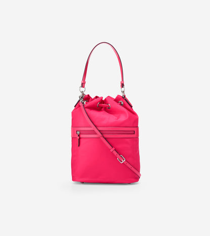 Women's Nylon Drawstring Crossbody
