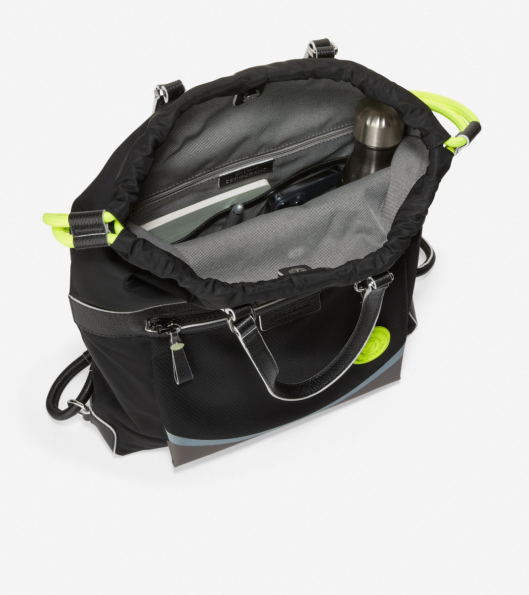 Radiant Nylon Drawstring Backpack